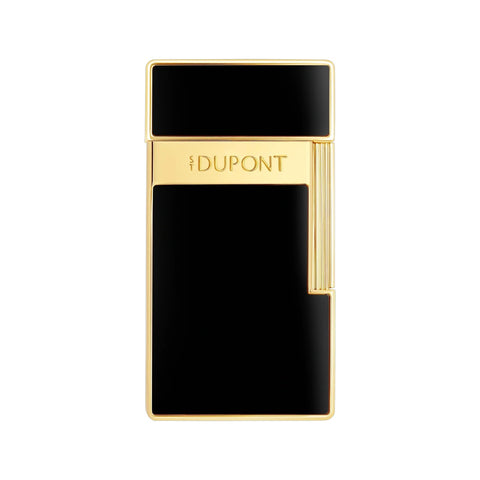 ACCENDINO LI BIGGY BLACK LACQ/GOLDEN ART. 025222 S.T. DUPONT