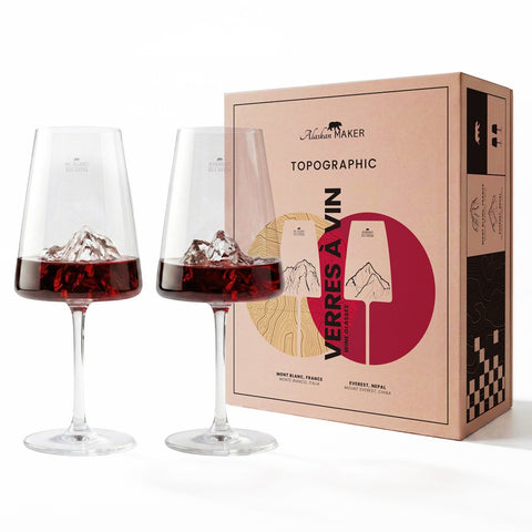 SET 2 CALICI VINO MONTE BIANCO/EVEREST ART. TOPO-VV-BE ALASKAN MAKER