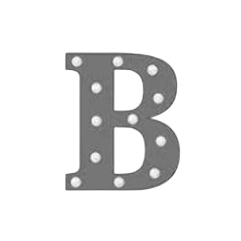 LAS VEGAS LETTER B GRAY