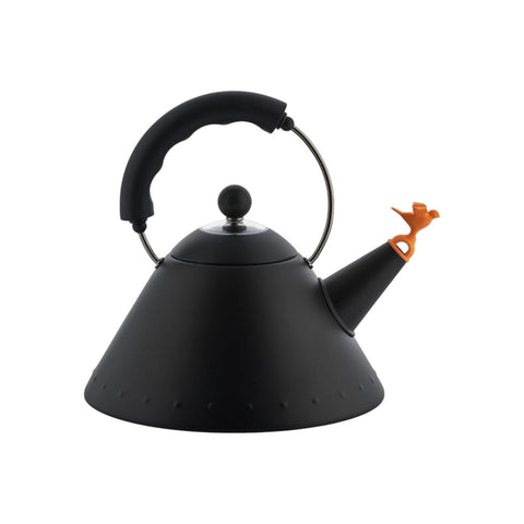 BOLLITORE CON UCCELLO 9093 BB ALESSI BLACK