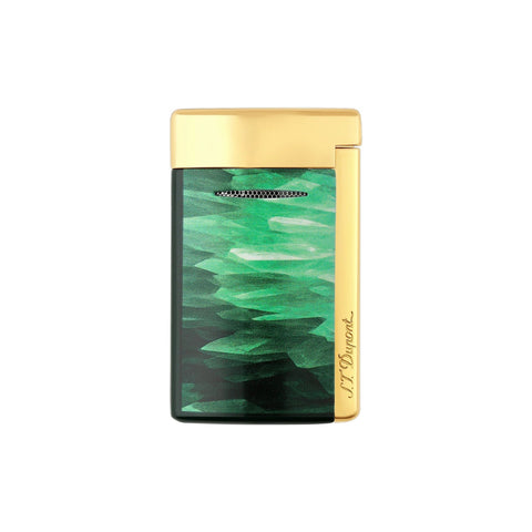 ACCENDINO LI MINIJET GEODE ART. 010836 GREEN/GOLDEN S.T. DUPONT