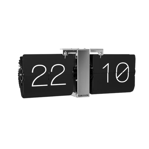 OROLOGIO FLIP CLOCK NO CASE BLACK KA5601BK PRESENT TIME KARLSSON