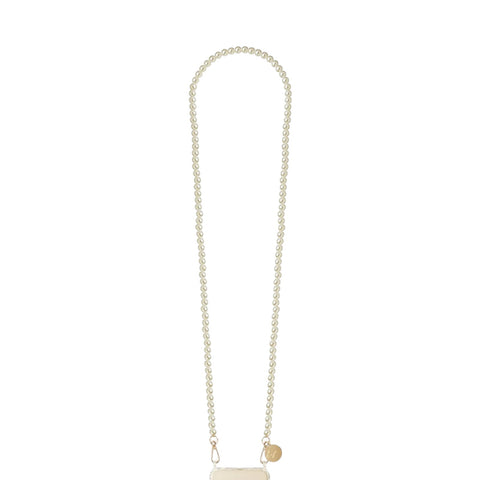 COLLANA PER TELEFONO AGFATHE BLANC PERLES LE265162 LACOQUEFRANCAISE