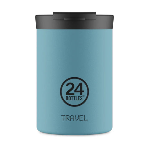 TAZZA TRAVEL TUMBLER 350 ML POWDER BLUE  24 BOTTLES