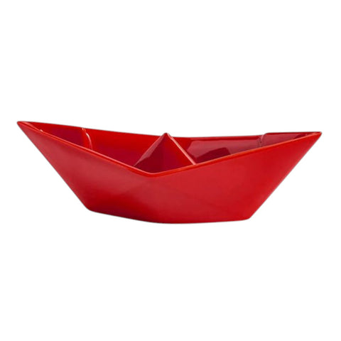 BARCHETTA ORIGAMI MEDIA ROSSO 2375 CERAMICHE CRESCENTINI