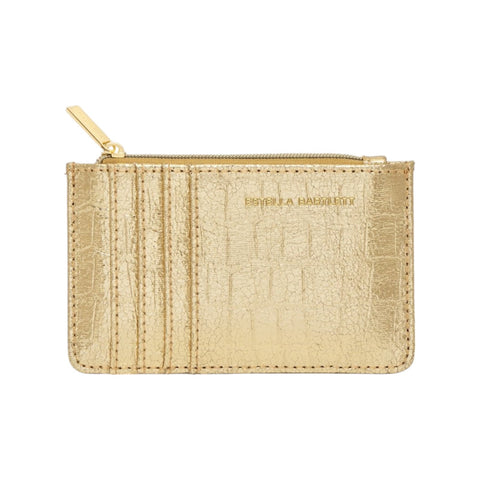 DOCUMENT HOLDER ESTELLA BARLETT COCCO METAL GOLD