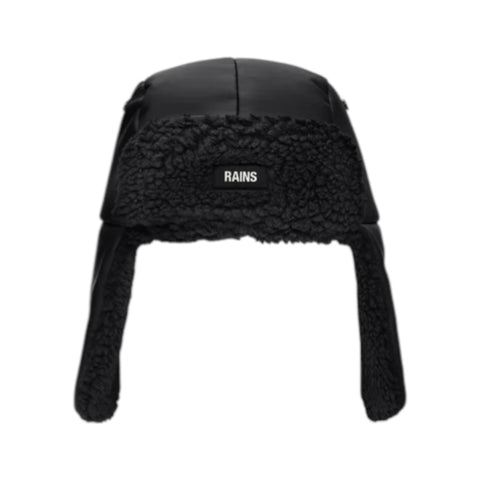 FLEECE TRAPPER HAT M/L W2T3 20660 RAINS SCHWARZ