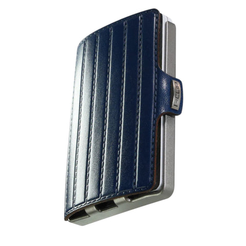 PORTAFOGLIO ORIGINAL SILVER FREQUENT TRAVELLER BLUE I-CLIP