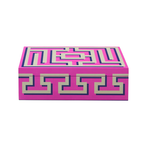 SCATOLA LABYRINTH LACQUER BOX MEDIUM 35136 JONATHAN ADLER