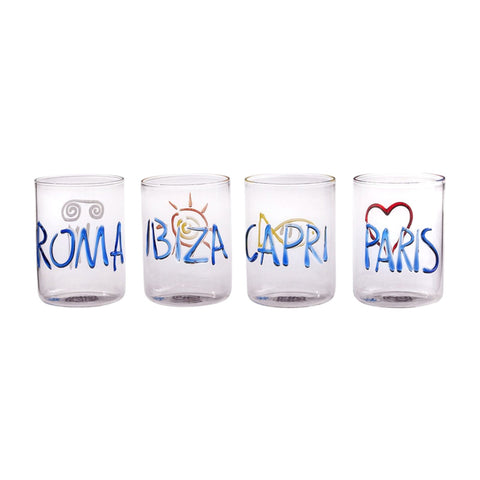 JET SET GLASWAREN 4ER-SET ART. 34530 JONATHAN ADLER