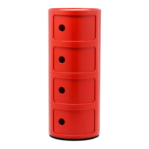 COMPONIBILE 4 ELEMENTI 0498510 ROSSO KARTELL