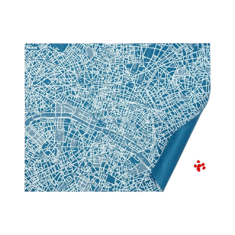 STADTKARTEN-PIN PARIS HELLBLAU