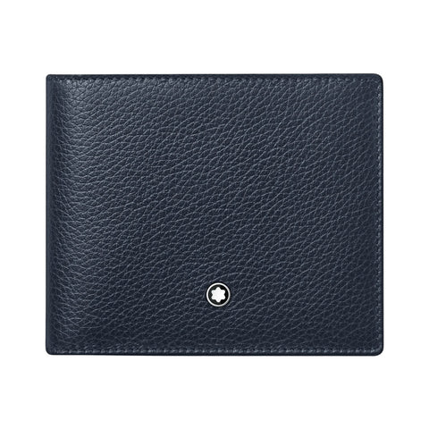 PORTAFOGLIO SOFT GRAIN BLUE 127945 MONTBLANC