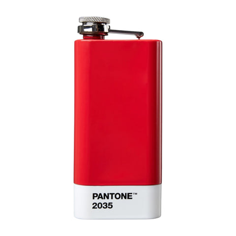 FIASCHETTA PANTONE HIP FLASK IN BOX RED COPENHAGEN DESIGN