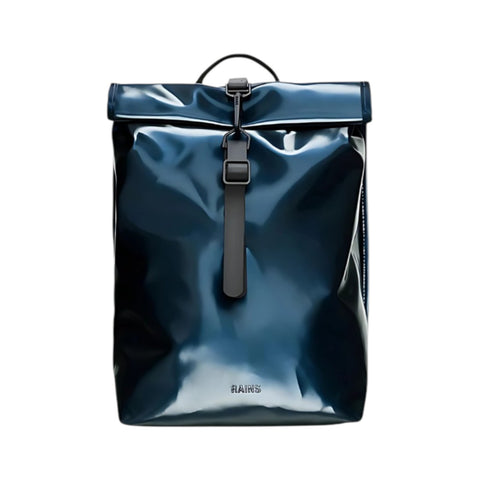 ZAINO ROLLTOP RUCKSACK MINI W3 13330 RAINS SPILL BLUE