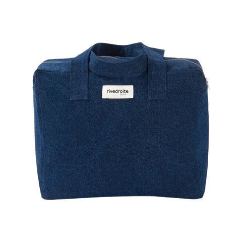 BORSA CELESTINS  RAW DENIM BLUE RIVEDROITE