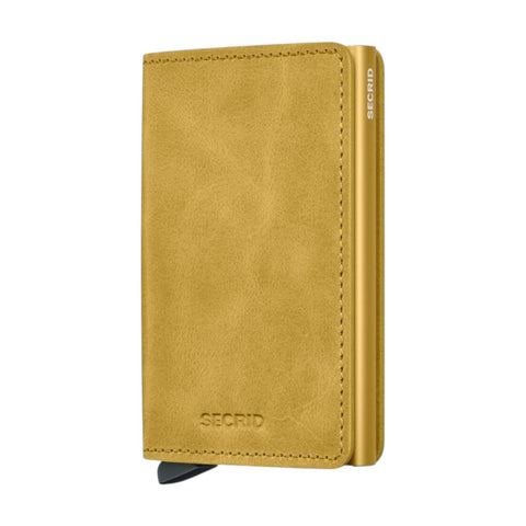 PORTAFOGLIO SLIMWALLET VINTAGE SECRID YELLOW
