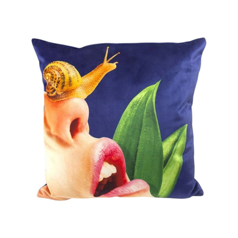 CUSCINO TOILETPAPER 50X50 SNAIL 02308 SELETTI