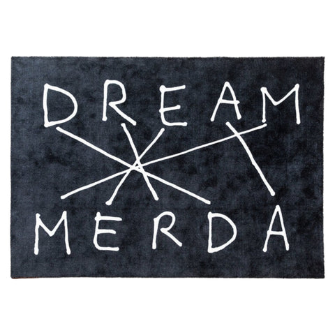 TAPPETO DREAM MERDA 200X280 CM 18280 BLACK SELETTI