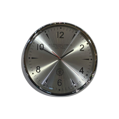 SPALDING SILBERNE RUNDE WANDUHR 809137U203