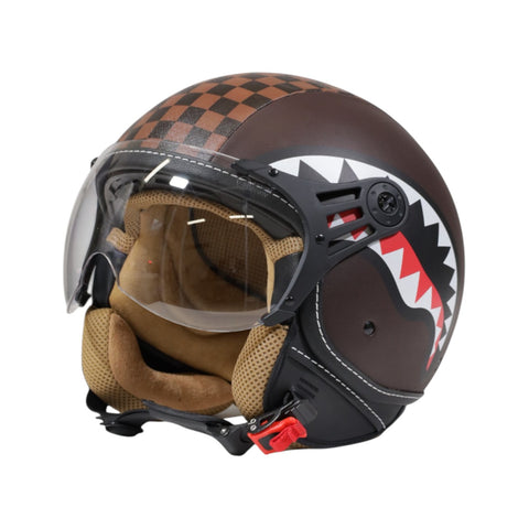 CASCO SHARK IN PARIS HELMET BROWN TAGLIA S SPRAYGROUND