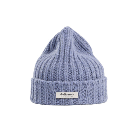 BERRETTO IN LANA ONE SIZE ART. LBL-022 LE BONNET LOGO WASHED DENIM