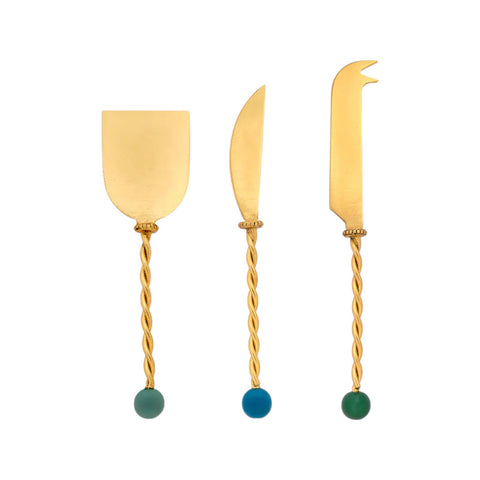 SET 3 COLTELLI FORMAGGIO CM 20 LTS02410 BITOSSI HOME