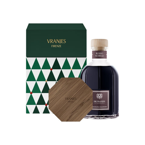 GIFT BOX DIFFUSORE 250ML ROSSO NOBILE CON BASE DR VRANJES
