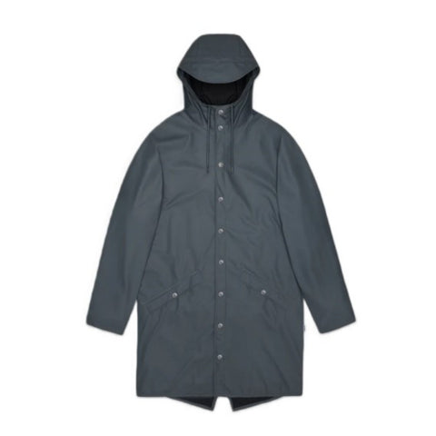 IMPERMEABILE  LONG JACKET M W3 12020 RAINS LAGOON BLUE