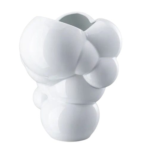 VASO ROSENTHAL 26 CM SKUM BIG-DEN BIANCO SMALTATO 26026