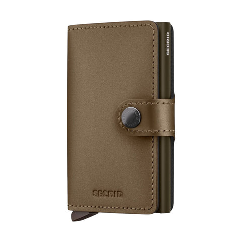 PORTAFOGLIO MINIWALLET MATTE SATINE MMS-BRONZE BROWN SECRID