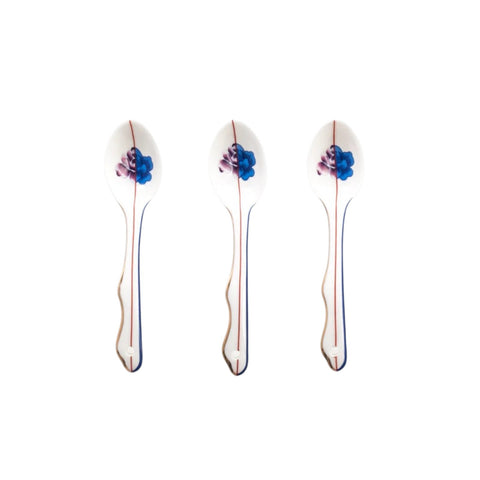 SET 3 CUCCHIAI PORCELLANA ARMILLA 09763 SELETTI