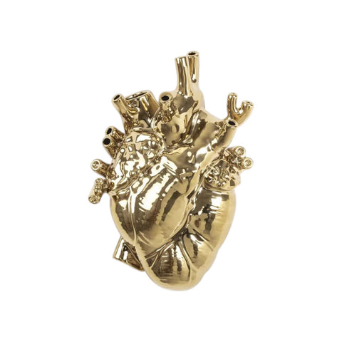 VASO IN PORCELLANA LOVE IN BLOOM GOLD 09921 SELETTI