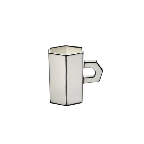 DOUBLE ESPRESSO CUP 2 PZ ART. B0125003-008 WHITE BLACK SERAX