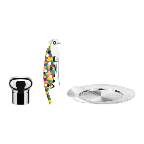 Weingeschenk-Papagei-Set Art. GAM32SET ALESSI
