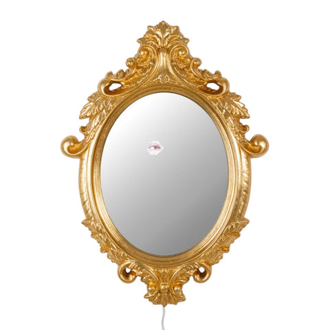 SPIEGEL MIT PU-RAHMEN CYCLOP CM 62X5.5 H 85 17014 SELETTI