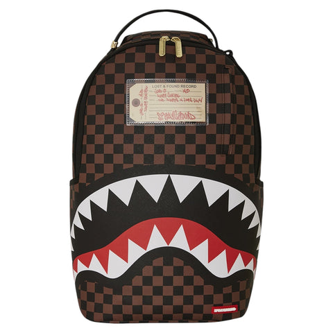 SHARKS IN PARIS LOST & FOUND BACKPACK 910B7687NSZ SPRAYGROUND BROWN