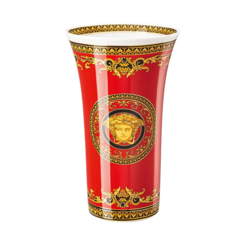 VASO 26026 VASENSERIE MEDUSA VERSACE 102721 RED ROSENTHAL