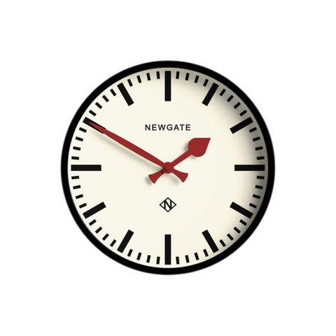 OROLOGIO LUGGAGE WALL CLOCK  LUGG390K BLACK NEWGATE