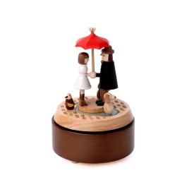 Spieluhr Love Umbrella Art.1033913 Wooderfullife Braun