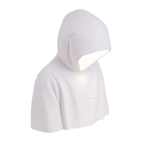 LAMPADA DA TAVOLO IN RESINA BAD GUY CM 28X23 H.35 ART. 15377 SELETTI WHITE