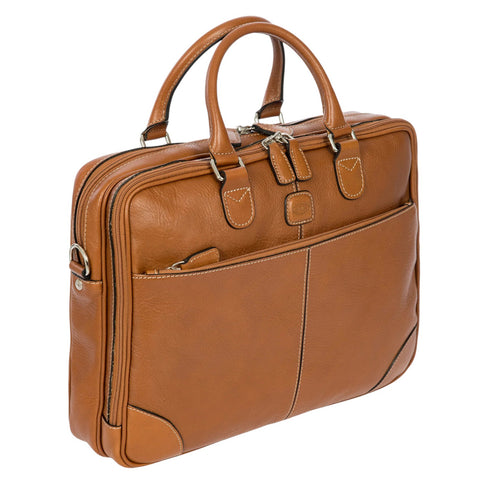 CARTELLA DA LAVORO LIFE PELLE 38X29X9 CM BPL15130 BRIC'S BROWN