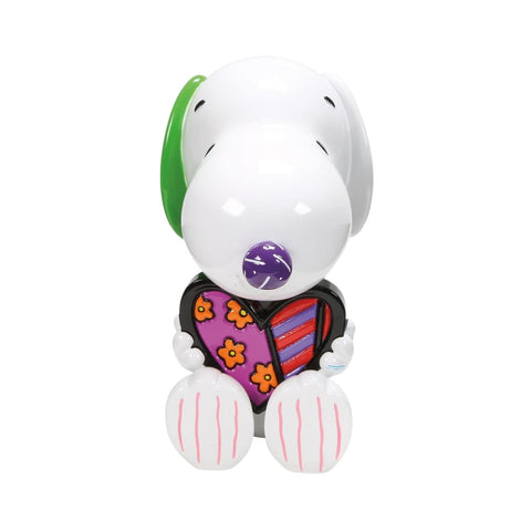 FIGURINA SNOOPY STATUE WITH BRITTO HEART 6019025 BRITTO