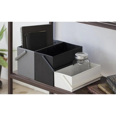 SCATOLA STORAGE BOX M ART. 228929 WHITE OMNIOFFRE HACHIMAN