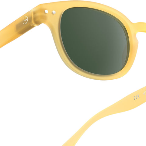 OCCHIALI IZIPIZI SUN C +0 YELLOW HONEY GREEN LENSES