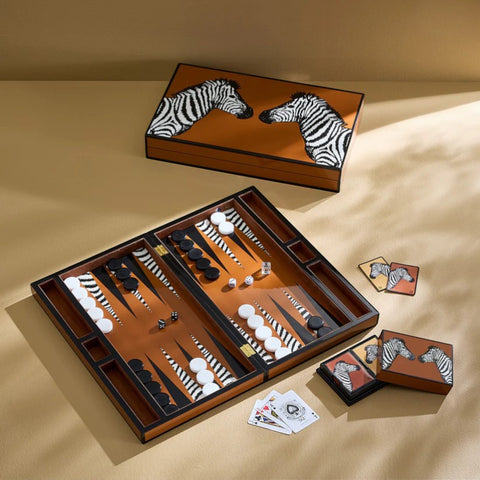 SET CARTE ZEBRAS LACQUER CARD SET ART. 34479 JONATHAN ADLER