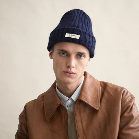 BERRETTO IN LANA LOGO MIDNIGHT ART. LBL-011 LE BONNET