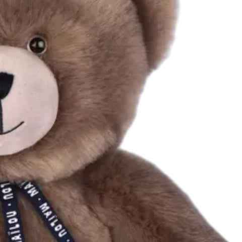 PELUCHE L'OURS MAILOU 35 CM MA0255 TAUPE