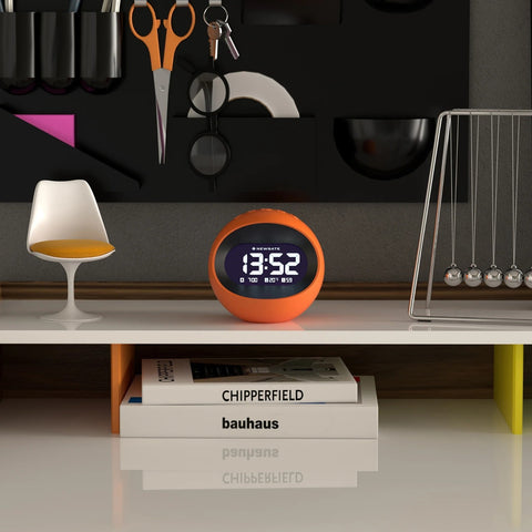 SVEGLIA CENTRE OF THE HEART LCD ALARM ART. LCD/COTE3 ORANGE NEWGATE
