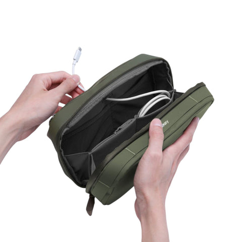 POCHETTE TECH POUCH 2-IN-1 WTP1-OLV-109 GREEN ORBITKEY